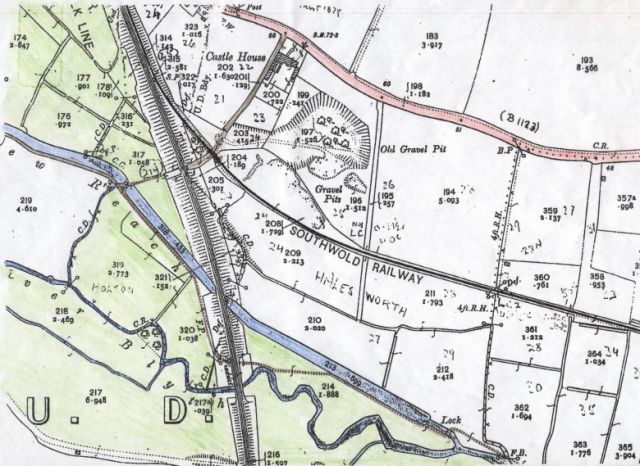 Old Map showing meanders
