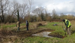 14th February perfecting Louise's pond